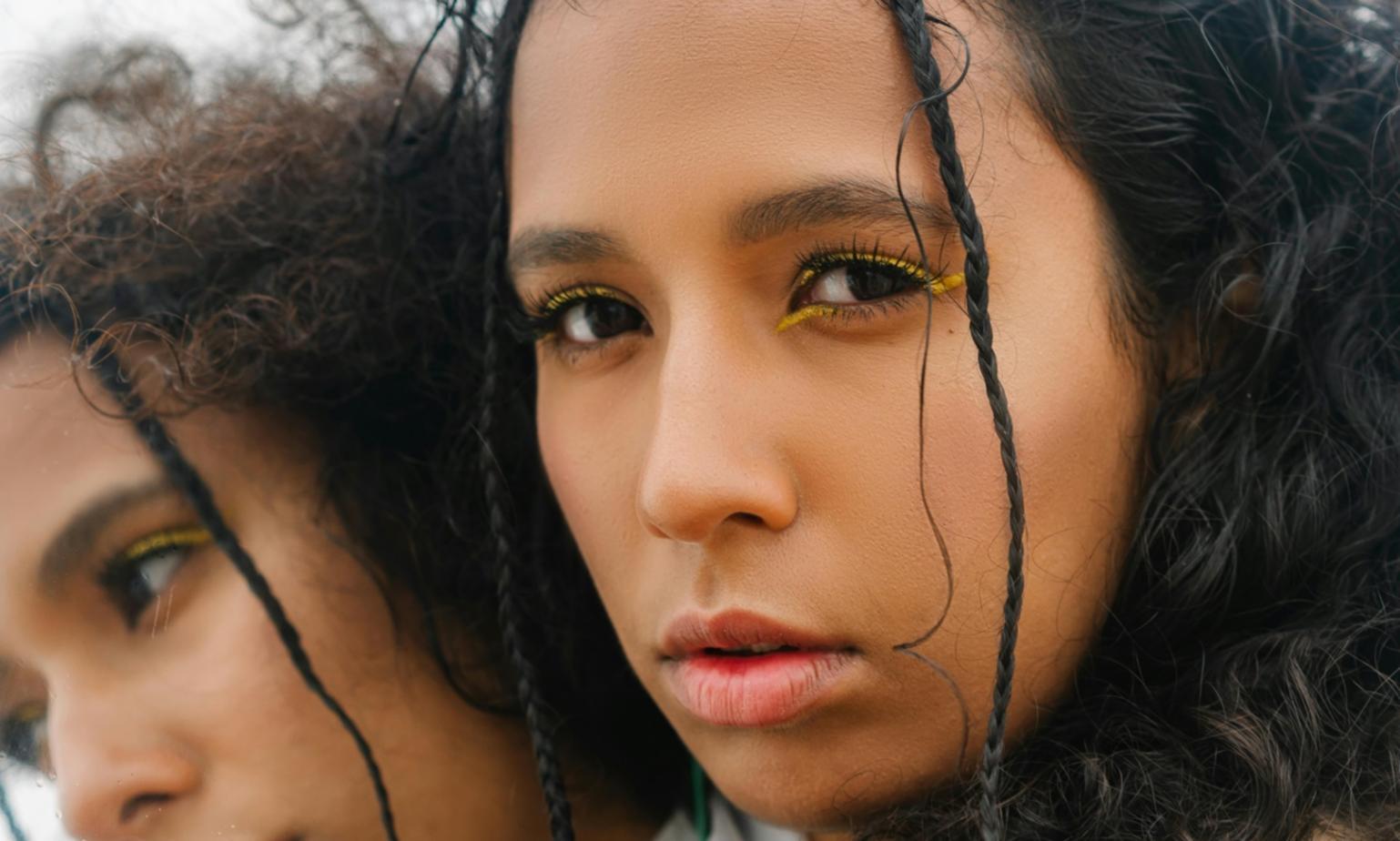 Retail merchandising display showing seasonal collection arrangement